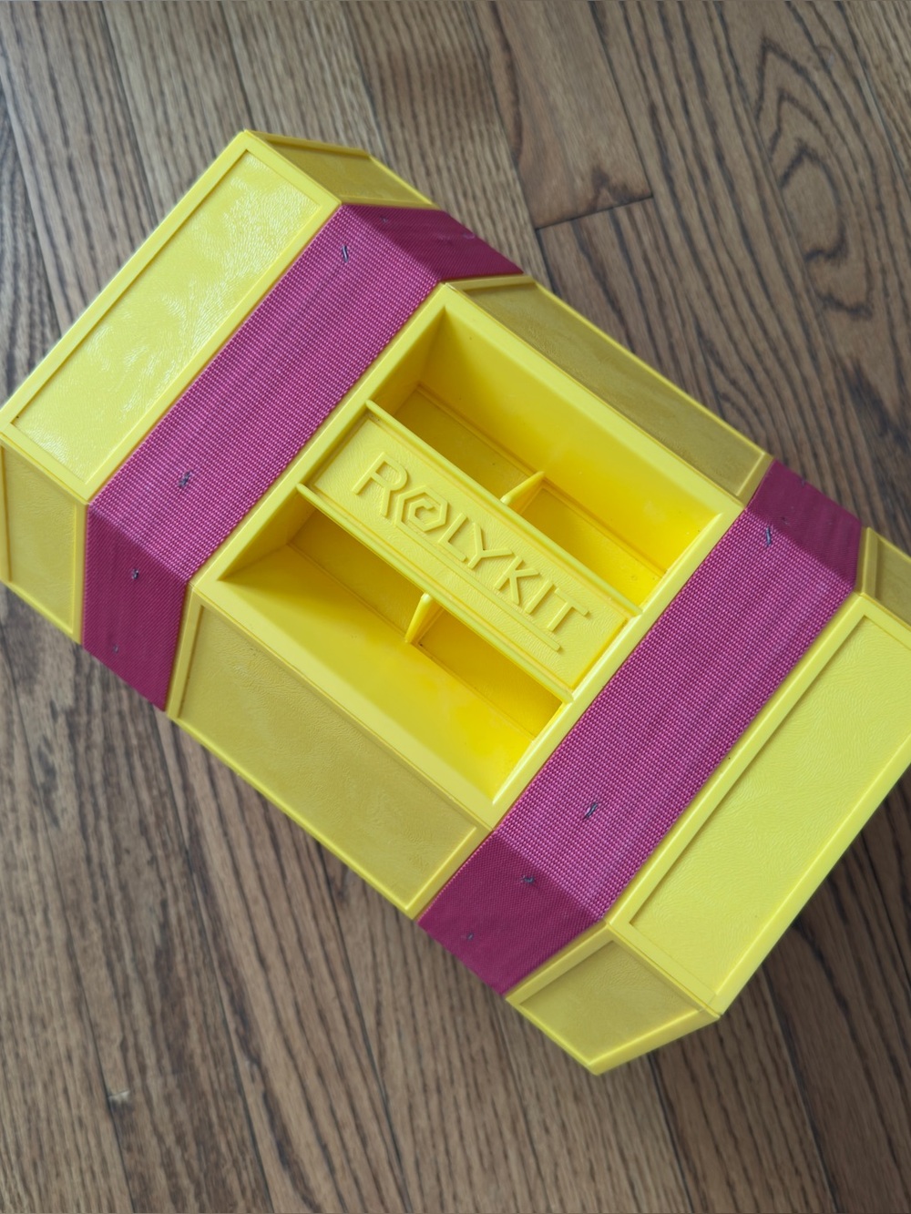 Vintage 80s/90s RolyKit Yellow Pink Organizer Craft Film